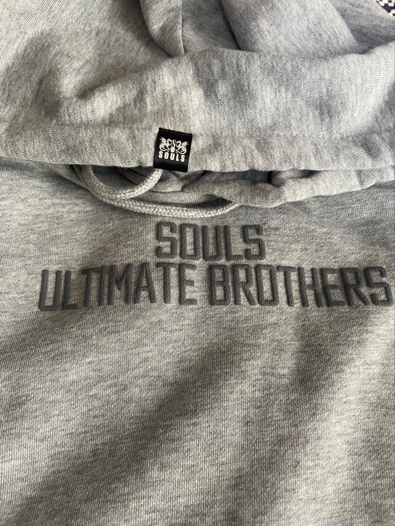 SOULS ソウルズ Wフードプルパーカー グレー 3XL