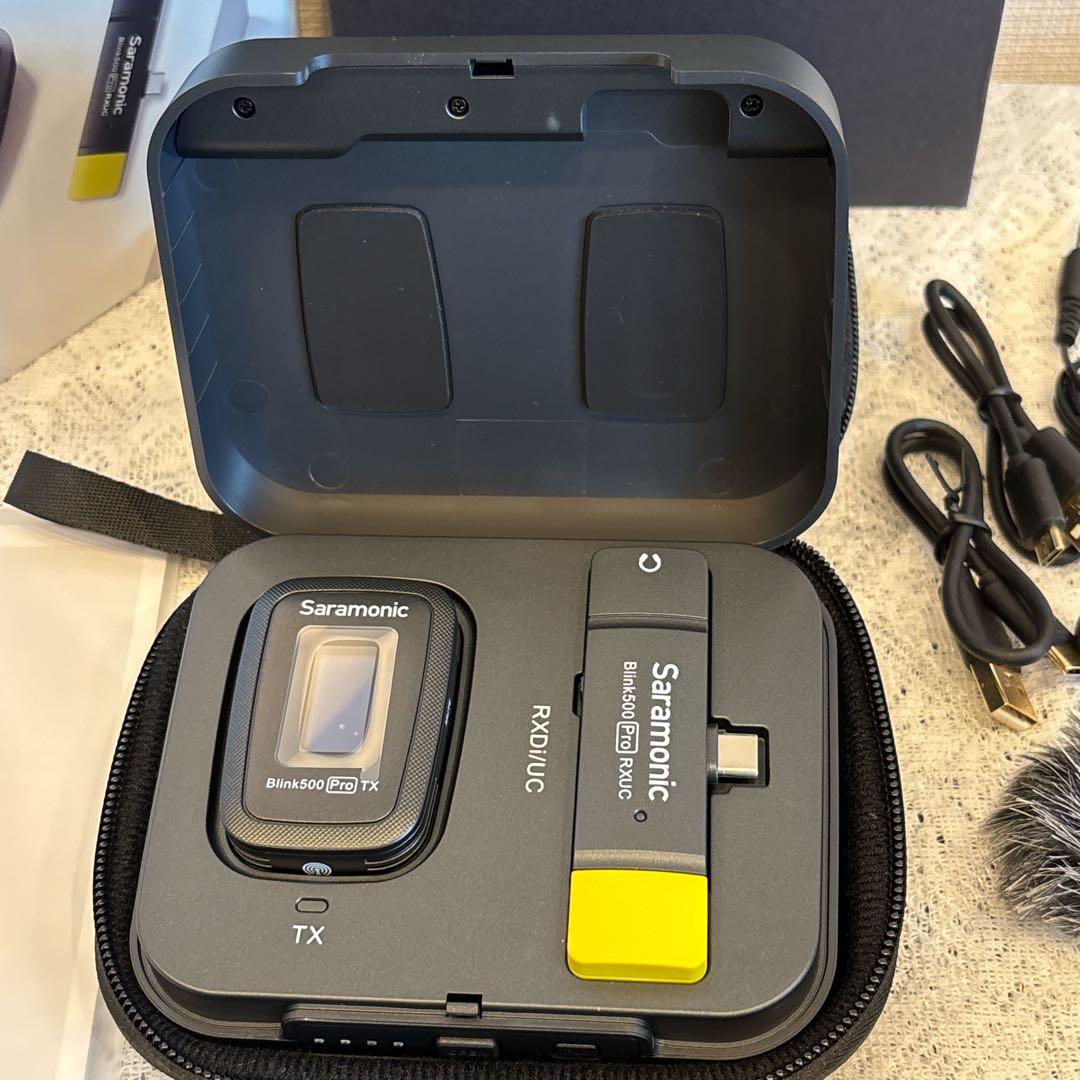 Saramonic サラモニック 2.4G超小型ワイヤレスマイクシステム 黒