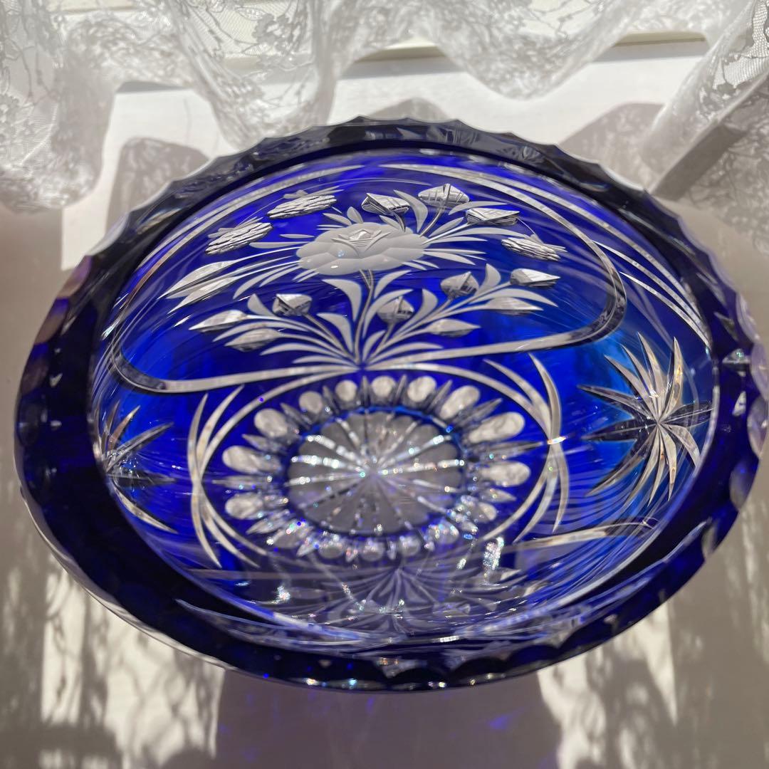 DRESDEN KRISTALドレスデンクリスタル　フラワーベース花器花瓶ガラス