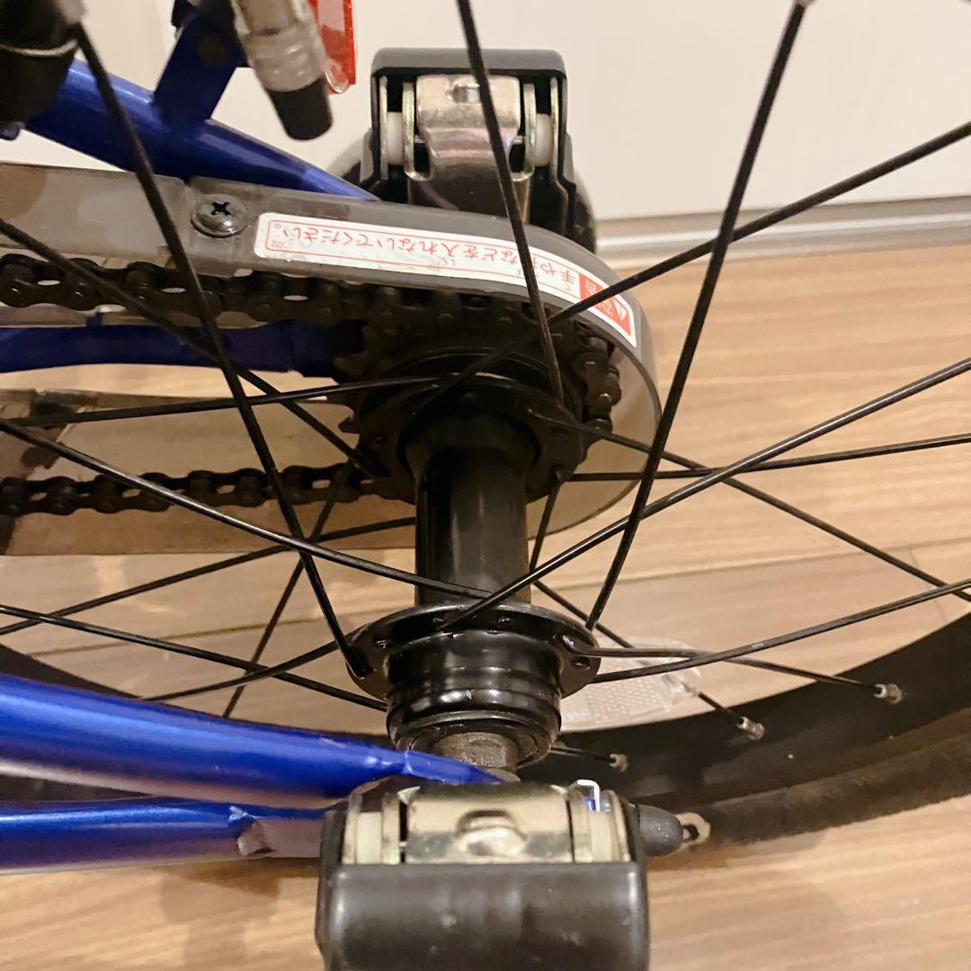 るんるん専用d-bike master 16インチ ブルー 送料無料補助輪無