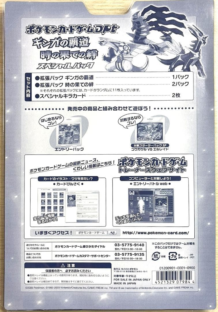 ポケモンカード ギンガの覇道 時の果ての絆 スペシャルパック 未開封