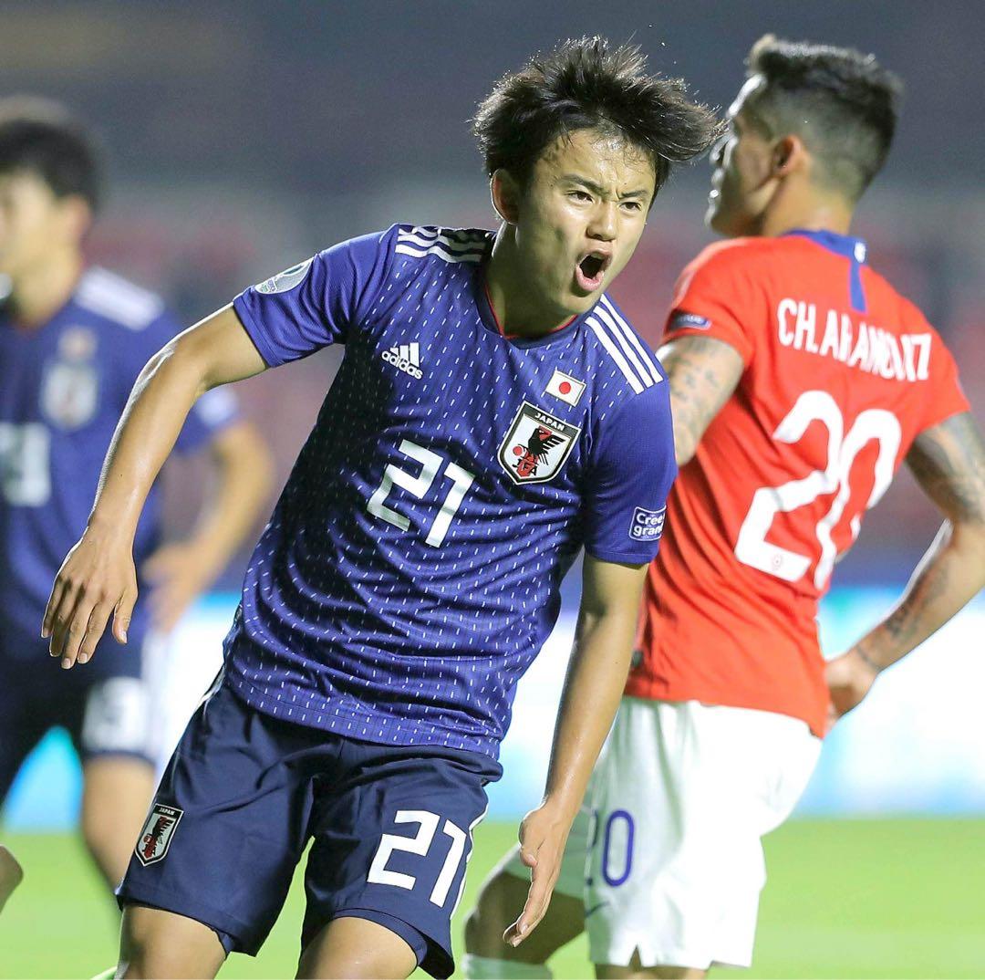 【本人着用品】久保建英 日本代表 ユニフォーム 上下セット