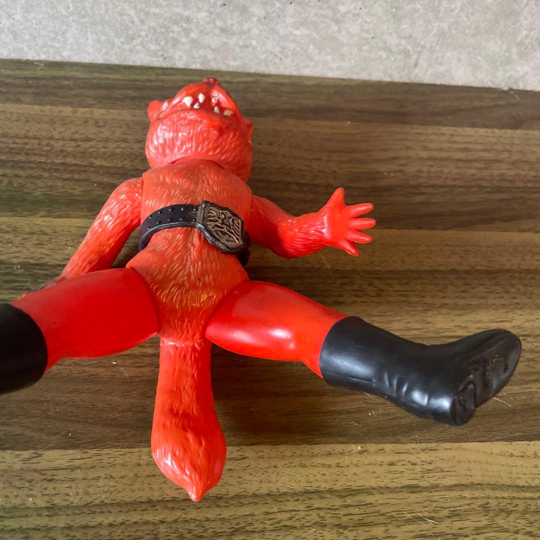 週末削除旧バンダイ当時物仮面ライダー怪人ムササビードルソフビ落書きなし刻印あり