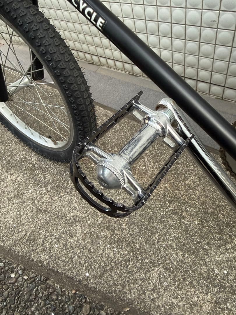 KINASHI CYCLE BMXクルーザーブラック バスケット付き