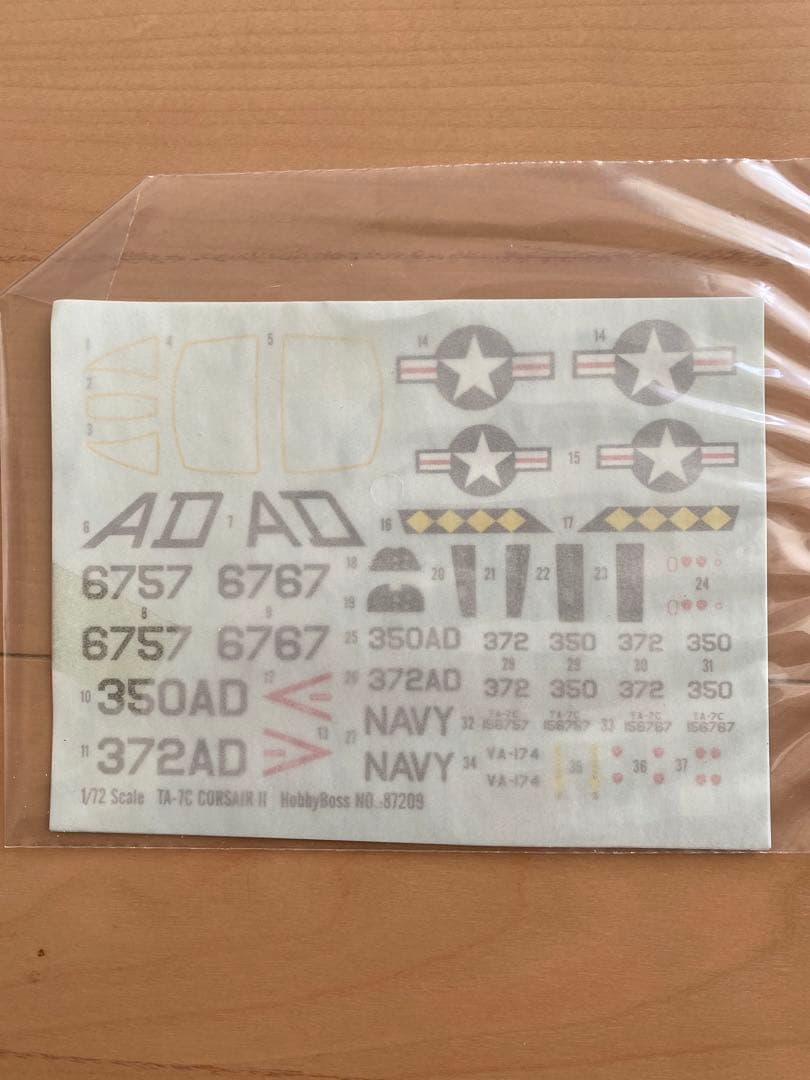 A-7コルセアII組み立てキット満足5機セット限定1名