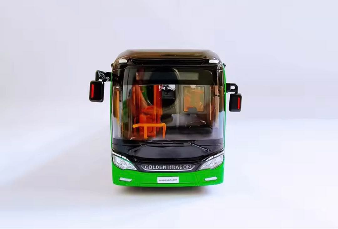 1/42厦門Jinlu NAV2純電気バスモデルJinlongのオリジナル
