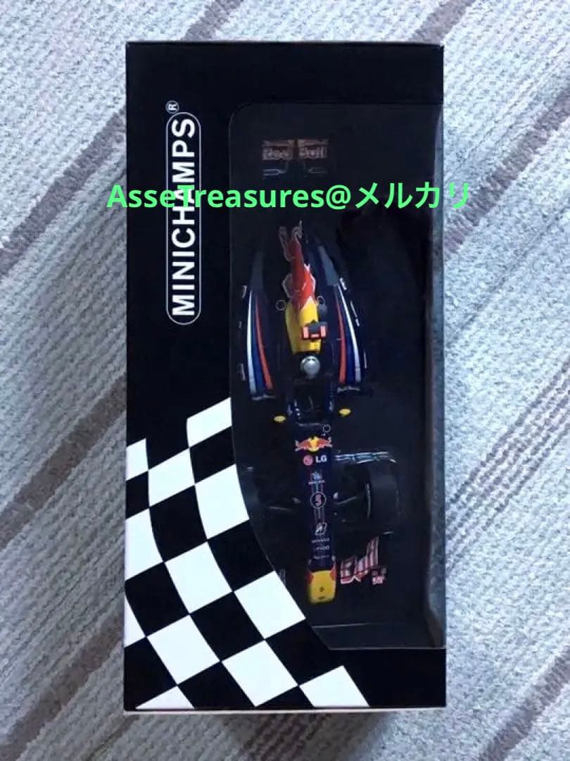 状態良好 限定品 ミニチャンプス 1/18 レッドブル RB6 ベッテル