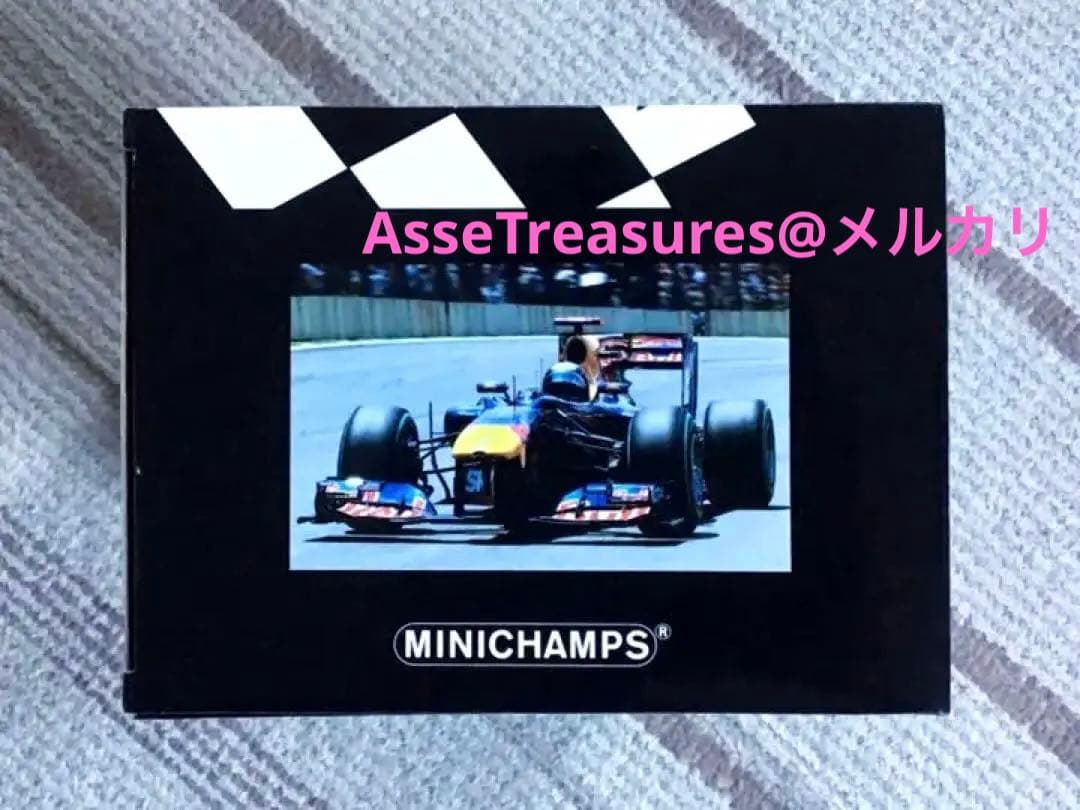 状態良好 限定品 ミニチャンプス 1/18 レッドブル RB6 ベッテル