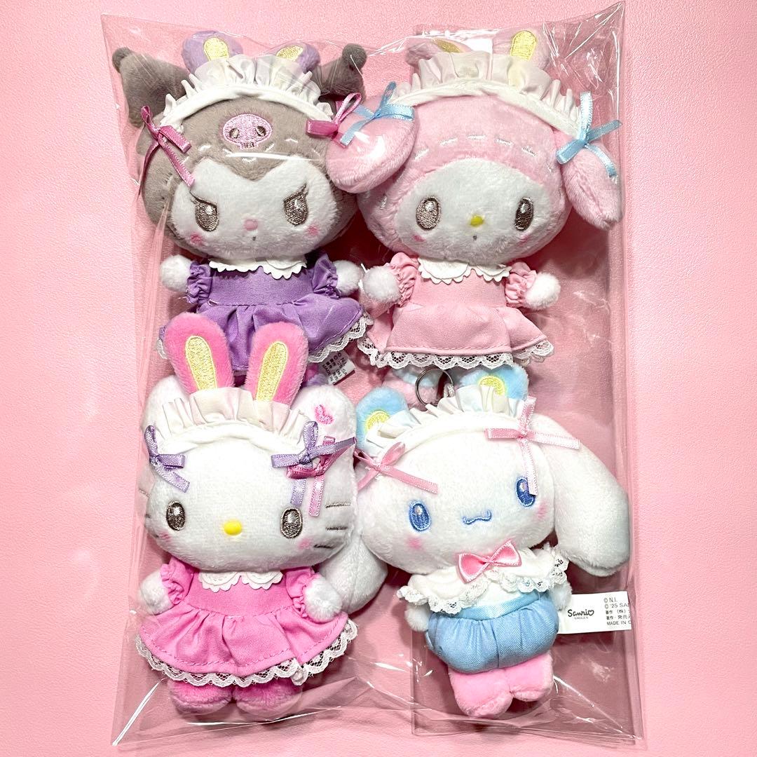 【新品】サンリオ×mezzo piano✧マスコットホルダー 4種セット