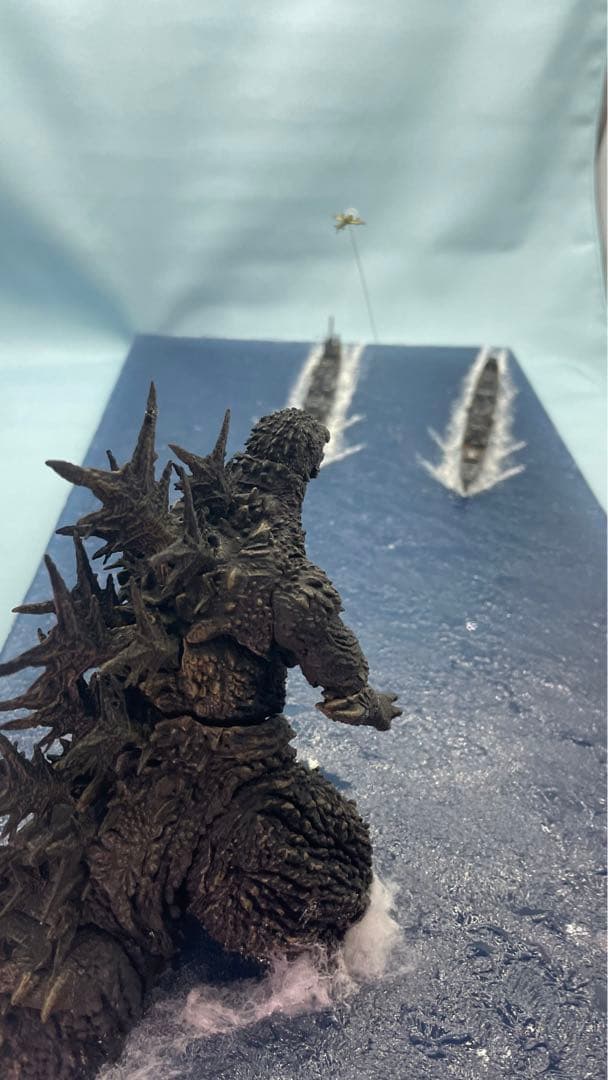 ゴジラ-1.0 海神作戦　モンスターアーツ使用　わだつみ作戦ジオラマ