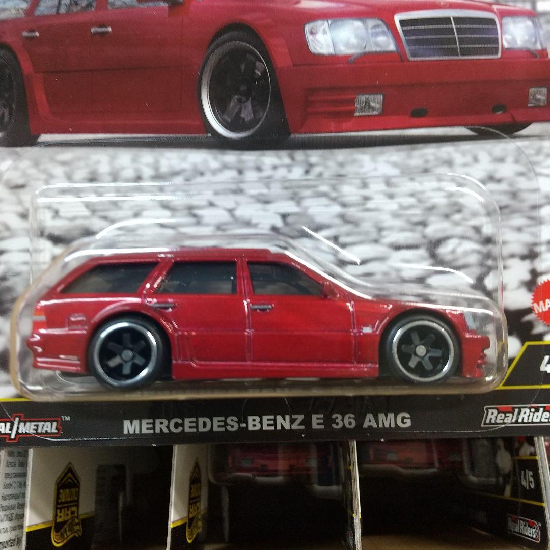 新品10個ホットウィールカーカルチャーファストワゴンメルセデスベンツＥ３６ＡＭＧ