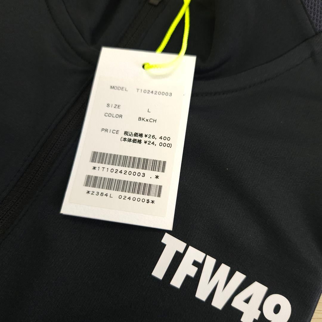 メンズウェア TFW49 HALF ZIP COLLARLESS POLO