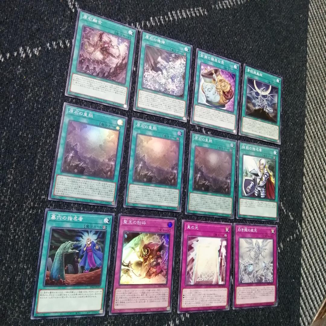 遊戯王　原石　青眼　デッキ　原石の皇脈　赤き竜　聖王の粉砕　[04578]