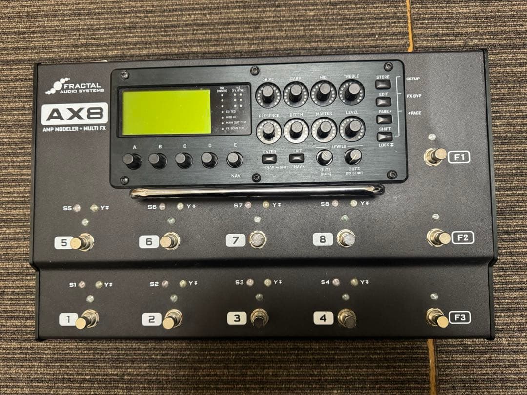 fractal audio system ax8 マルチエフェクター アンシミュ