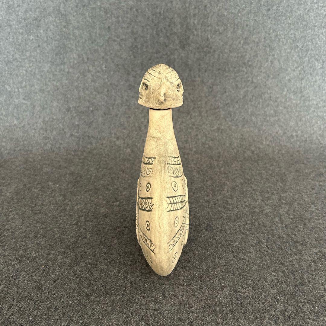 トルコ古代アナトリア陶器製リキュールボトルアンティークオブジェ