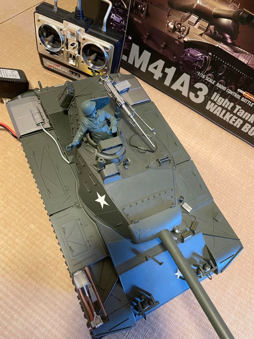 ヘンロン 1/16スケール 戦車 ラジコン M41A3 ウォーカーブルドッグ