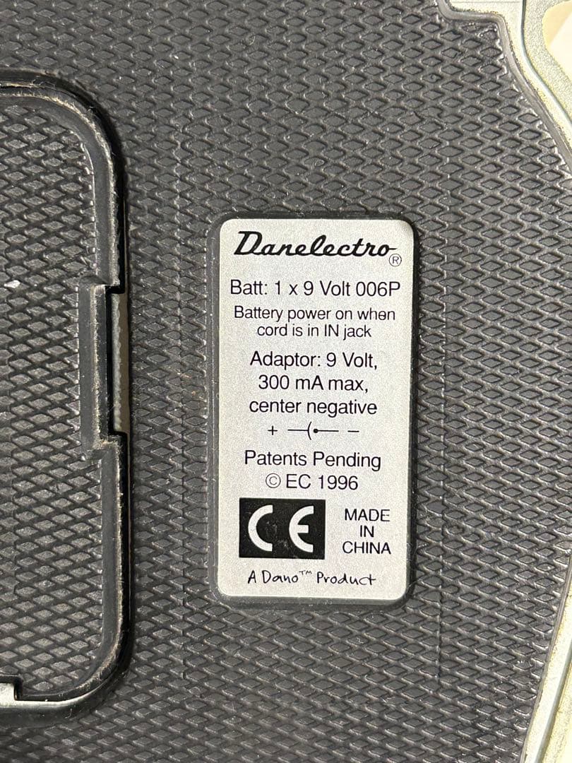 レア　danelectro ダンエレクトロ　daddyo オーバードライブ