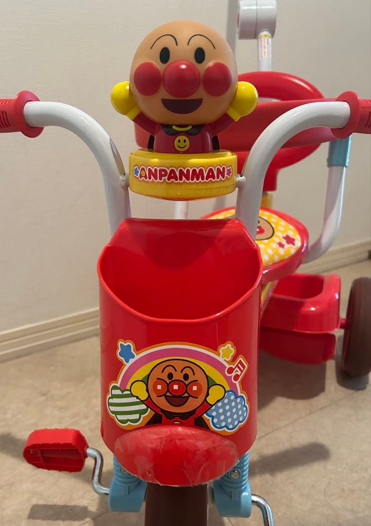 アンパンマン・折りたたみ三輪車