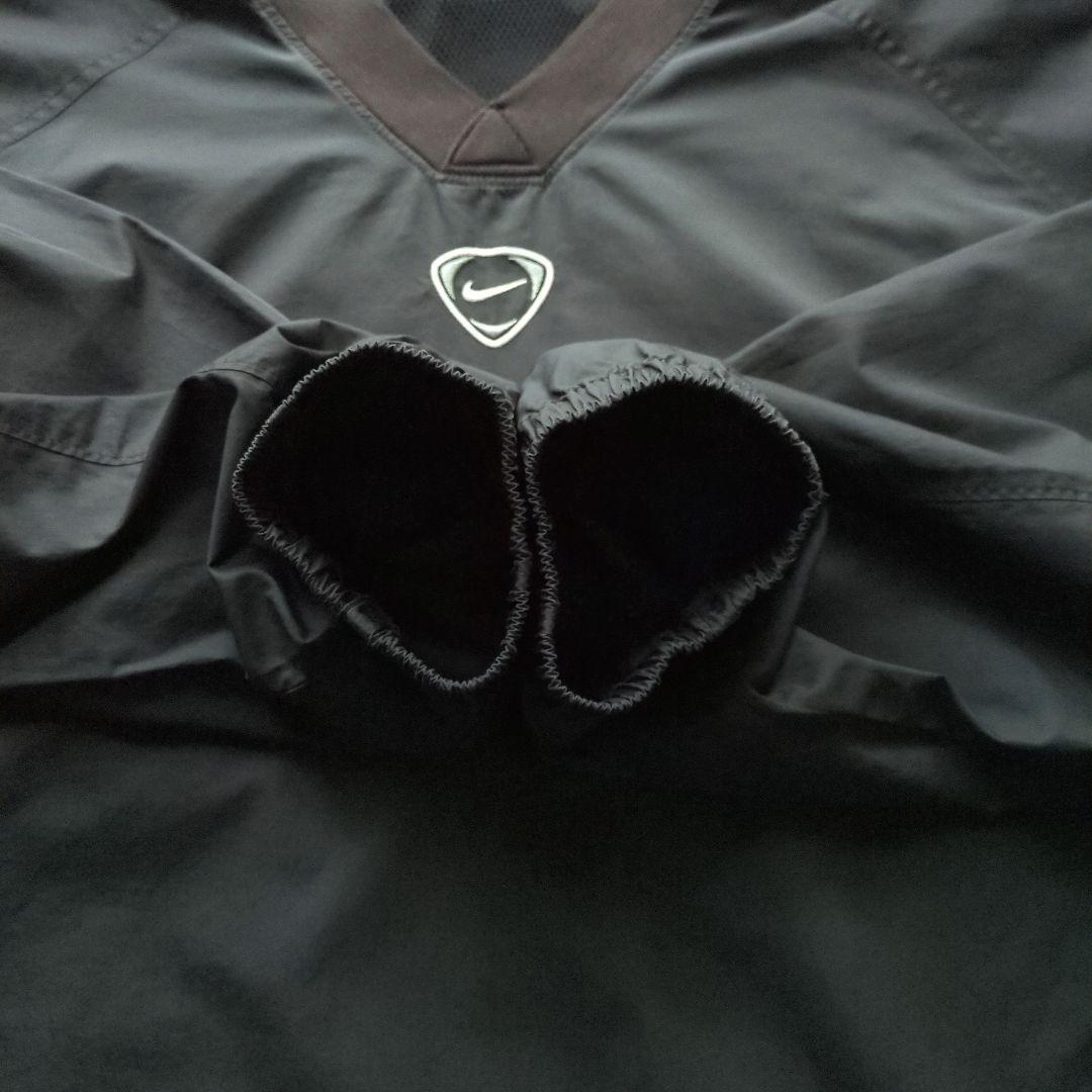 激レア 00s NIKE TEAM Vネック プルオーバー 黒 XL