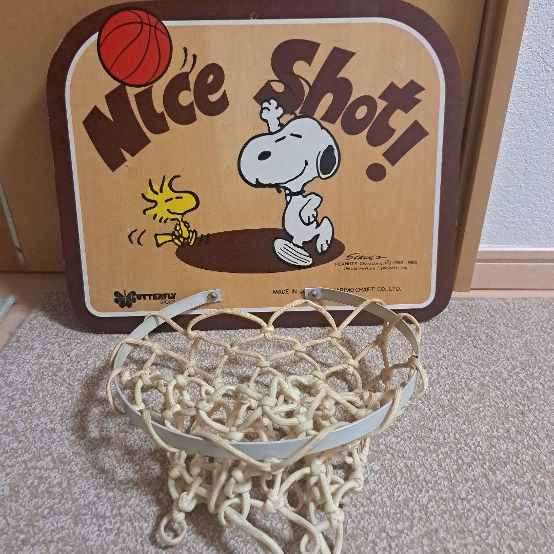 【レア品！】スヌーピー ミニバスケットボールゴール　ビンテージスヌーピー