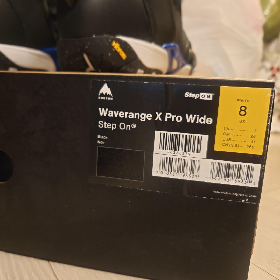 スノーボード BURTON Waverange X Pro 26cm Step on