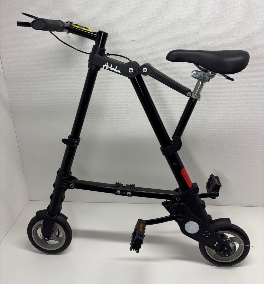 A-bike 折りたたみ自転車 A型 bike ブラック 10インチ