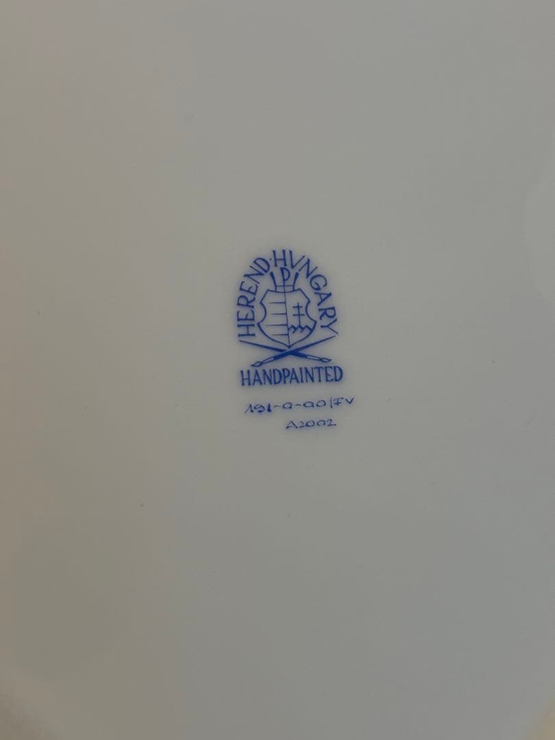 ヘレンド　インドの華　HEREND HUNGARY 手描き花柄トレイ C 504