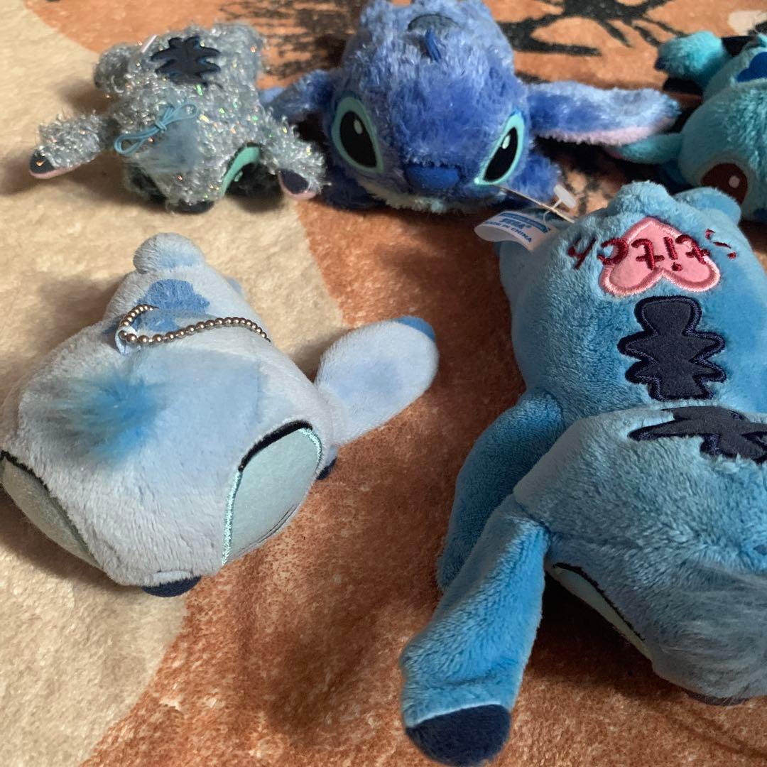 ディズニー　スティッチ　ぬいぐるみ　マスコット　セット