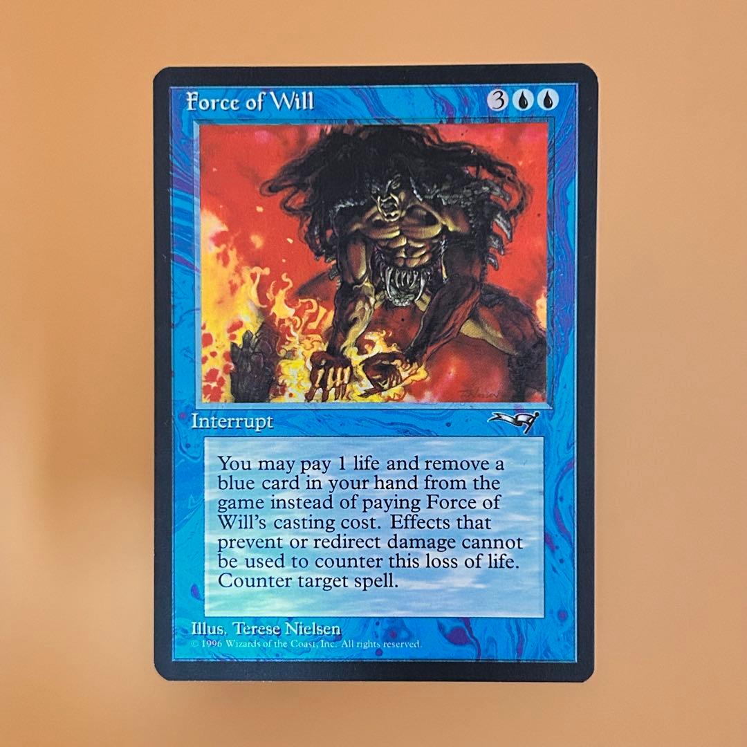 MTG 意思の力 Force of Will 英語 4枚 ALL アライアンス