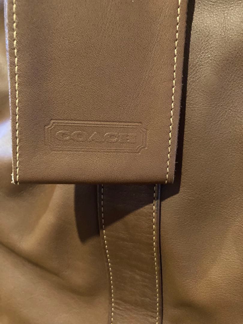美品　お値下げしました！COACH 2wayボストンバッグ　大容量 ブラウン