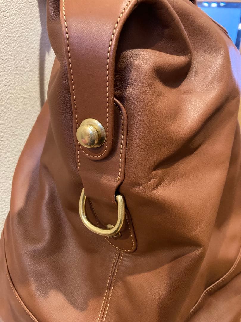 美品　お値下げしました！COACH 2wayボストンバッグ　大容量 ブラウン
