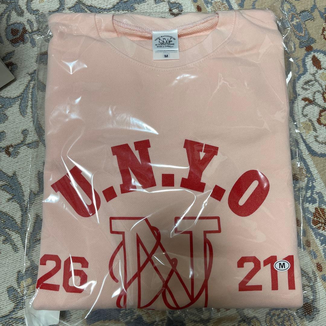 渡辺直美　東京ドーム　U.N.Y.O. ピンク Tシャツ Mサイズ