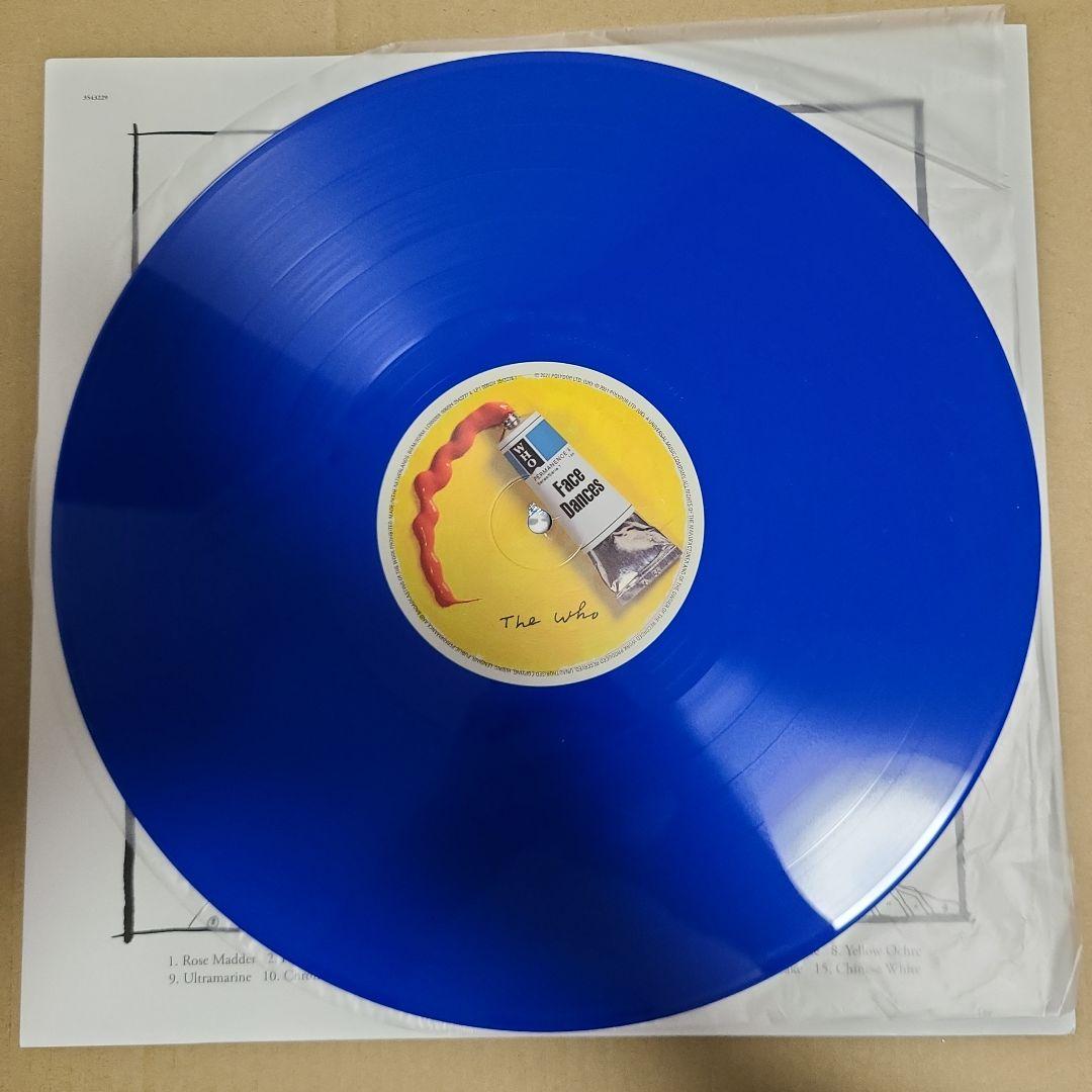 The Who Face Dances カラーレコード