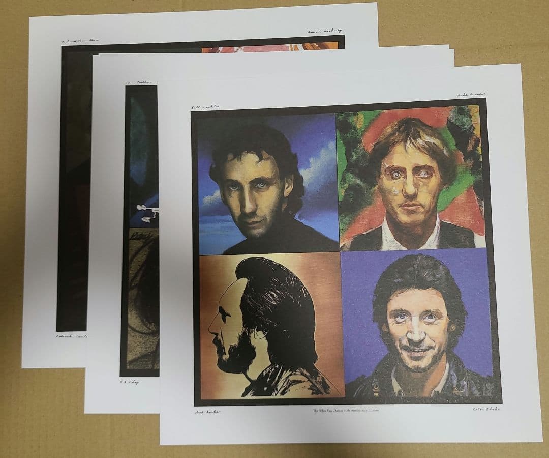 The Who Face Dances カラーレコード