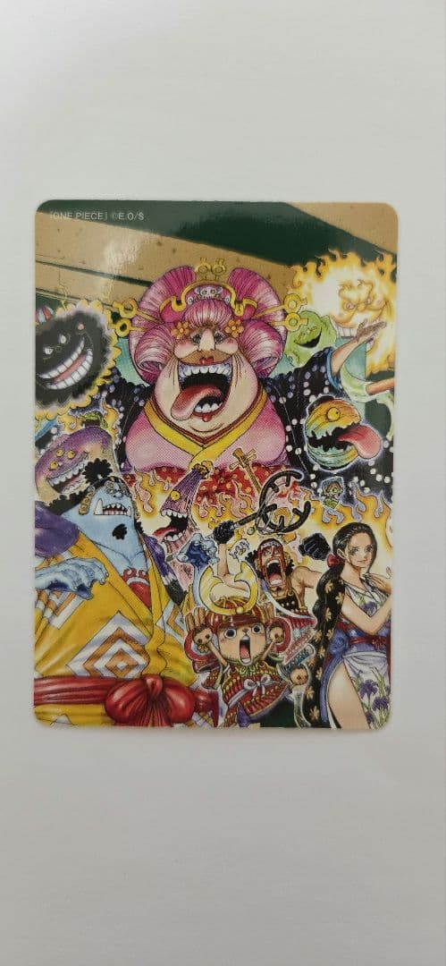ワンピース限定ナツコミダブルステッカー尾田栄一郎サイン3枚セット