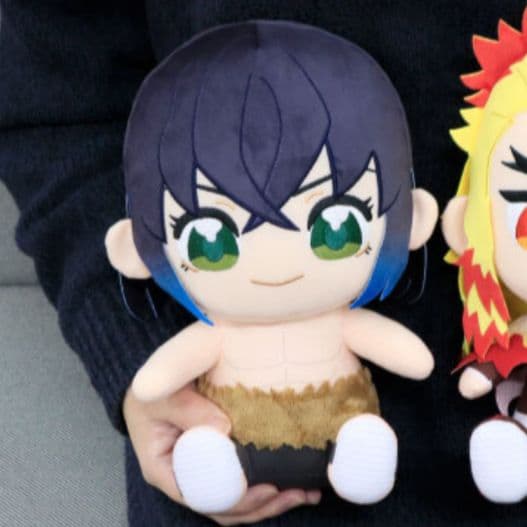 セット❤嘴平伊之助❤鬼滅の刃　ぬいぷりけおすわりBIG3　ぴゅあぬい1　mini