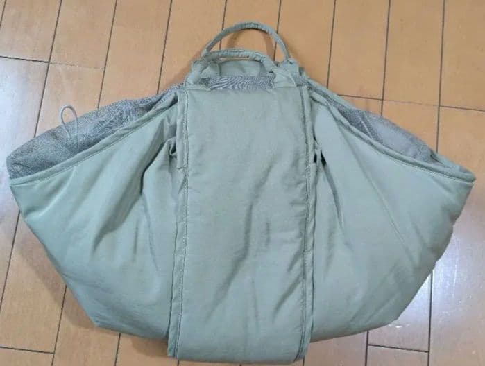 2wayハンモック型 メッシュ付き スリングバッグ