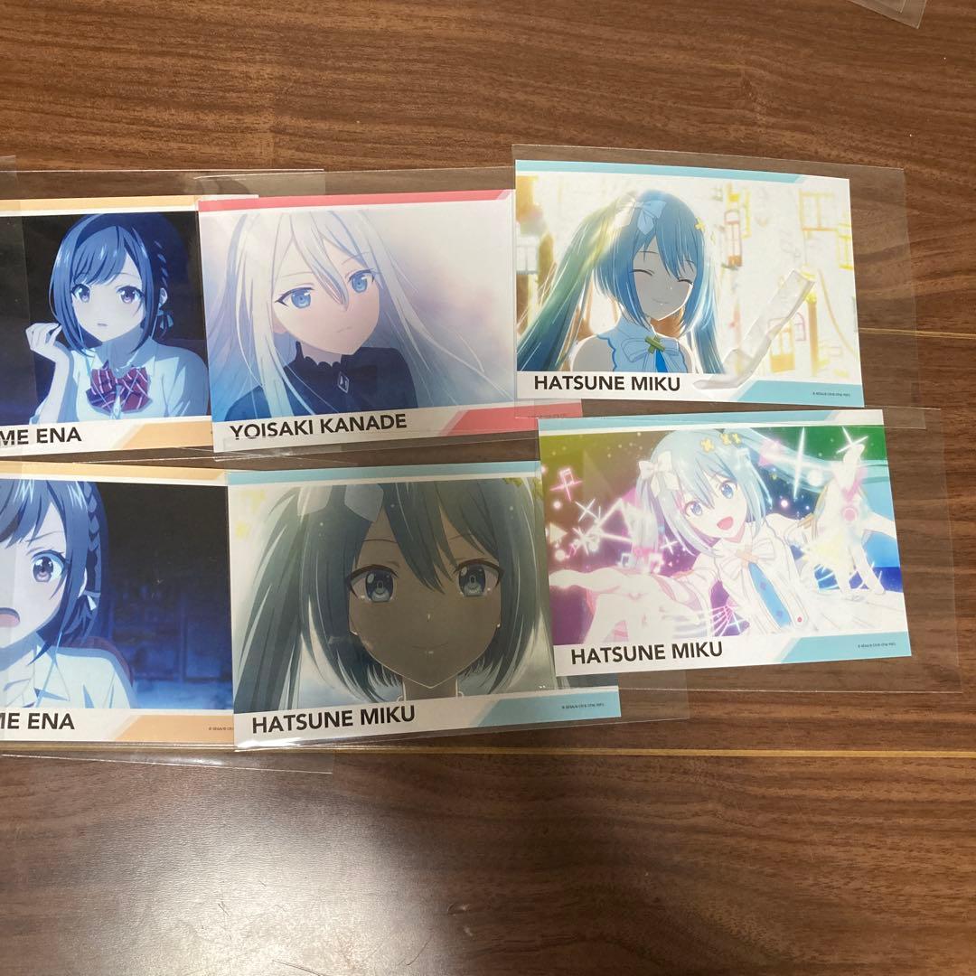 劇場版 プロセカ ブロマイド 東雲絵名 暁山瑞希 宵崎奏 開かれたセカイのミク