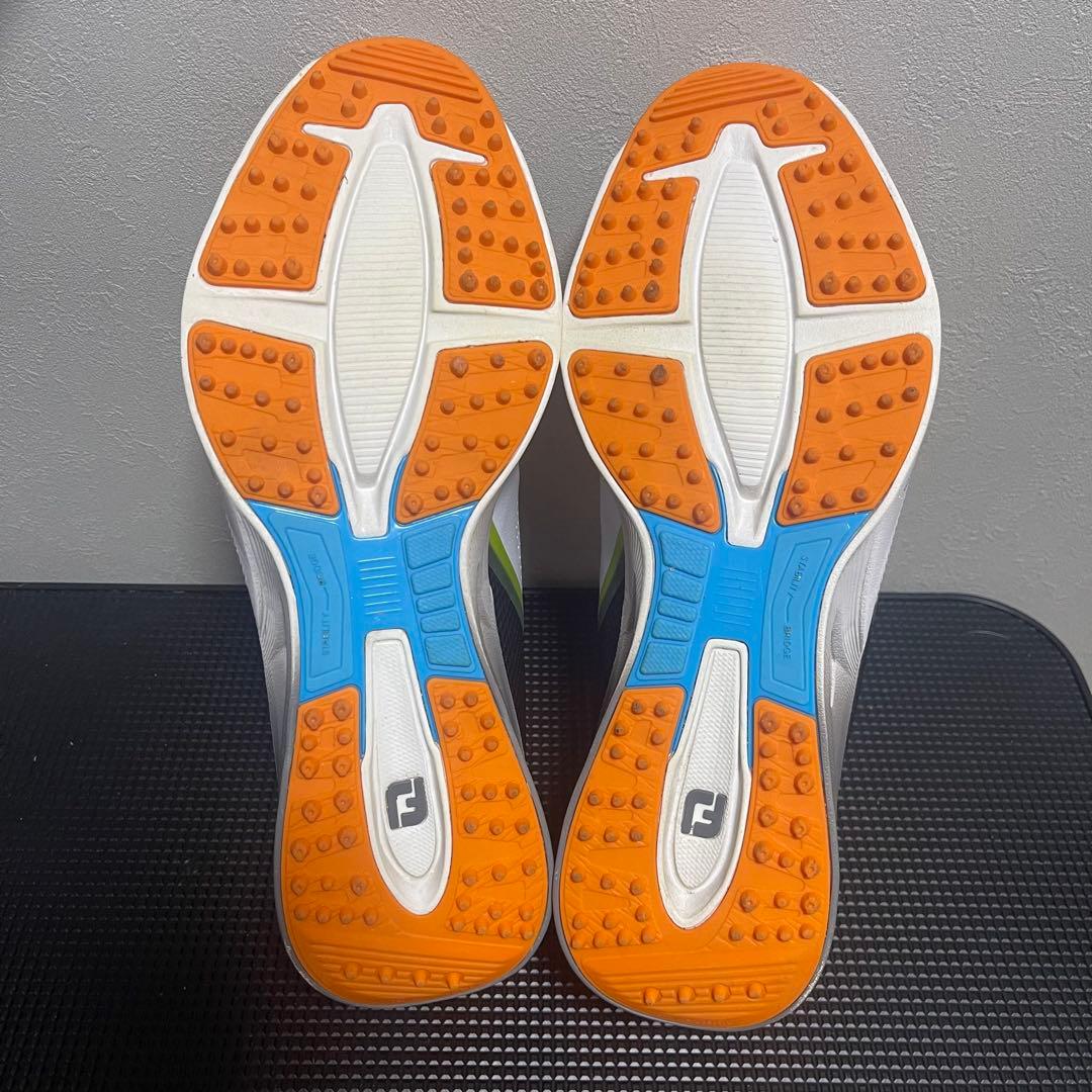 【２回使用】フットジョイ　FJ ゴルフシューズ　28㎝　軽量　スポーツ　ホワイト