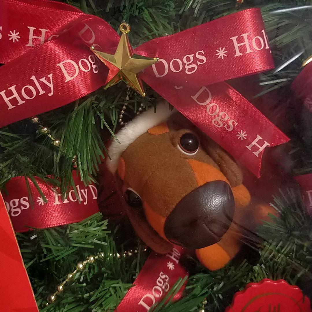 未使用★THE DOG ぬいぐるみ 12点セット クリスマスリース 全部ダックス