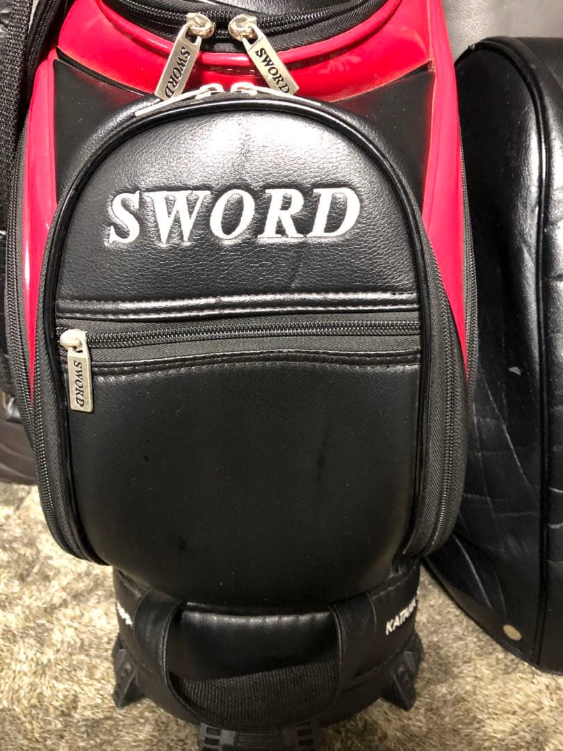 【送料込み】ソード　キャディバッグ　SWORD ゴルフバッグ
