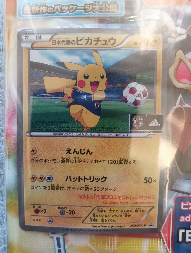 【新品未開封、冊子付き】日本代表のピカチュウ ポケモンNewモン! Book付録
