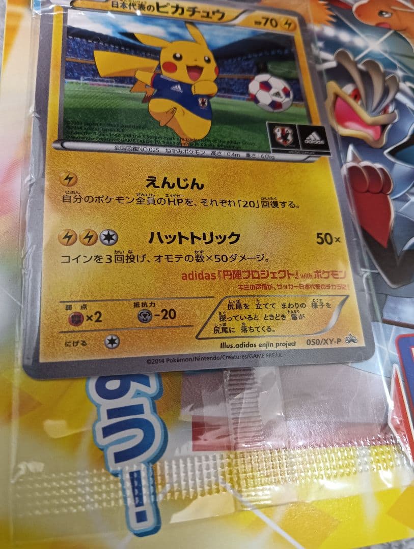 【新品未開封、冊子付き】日本代表のピカチュウ ポケモンNewモン! Book付録