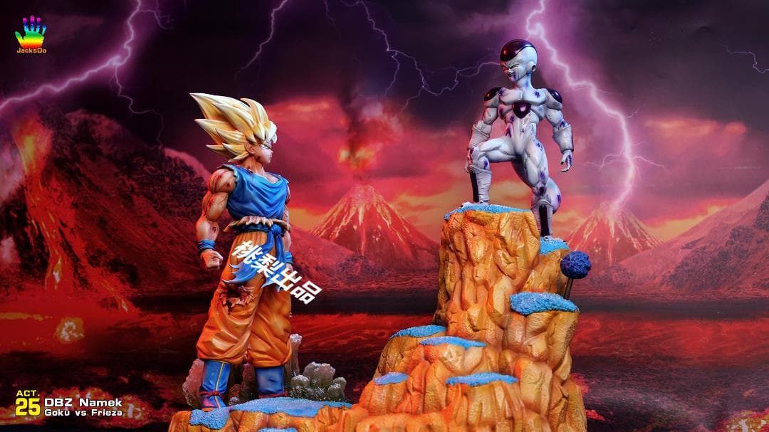 新品未開封『ドラコンボール』 　フリーザ＊　孫悟空　 ガレージキット スタチュー