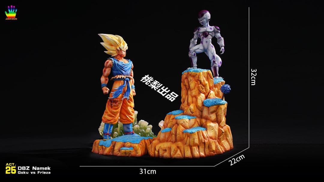 新品未開封『ドラコンボール』 　フリーザ＊　孫悟空　 ガレージキット スタチュー