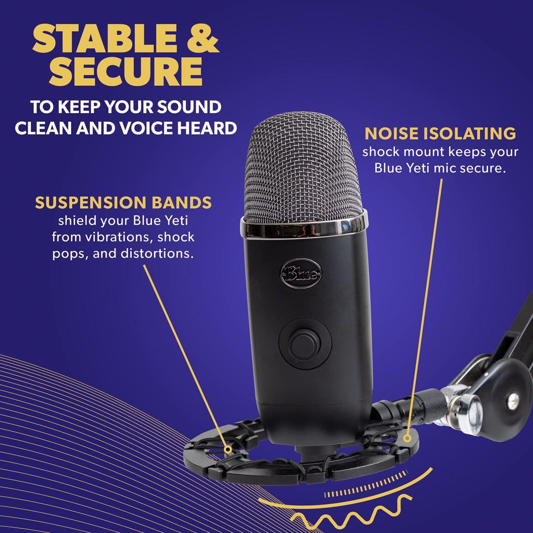 ショックマウント Blue Yeti and ball マイク用
