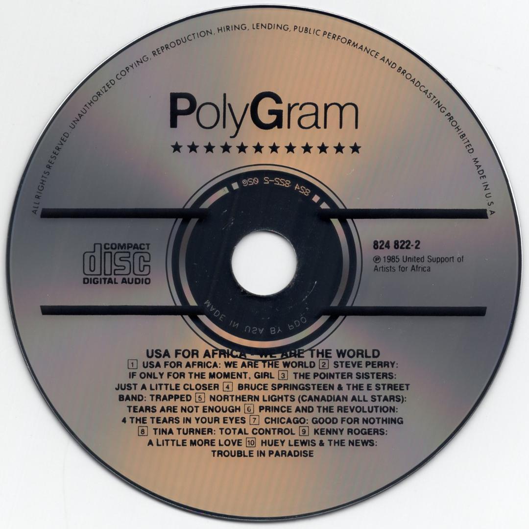 USA For Africa - We Are The World アメリカ盤