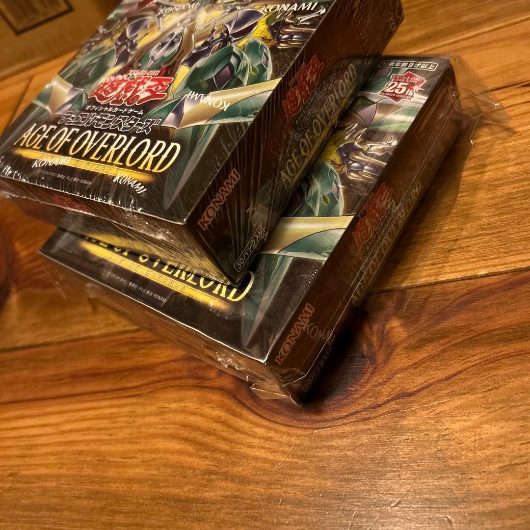 AGE OF OVERLORD 未開封 アジア版と日本版1箱ずつ　遊戯王