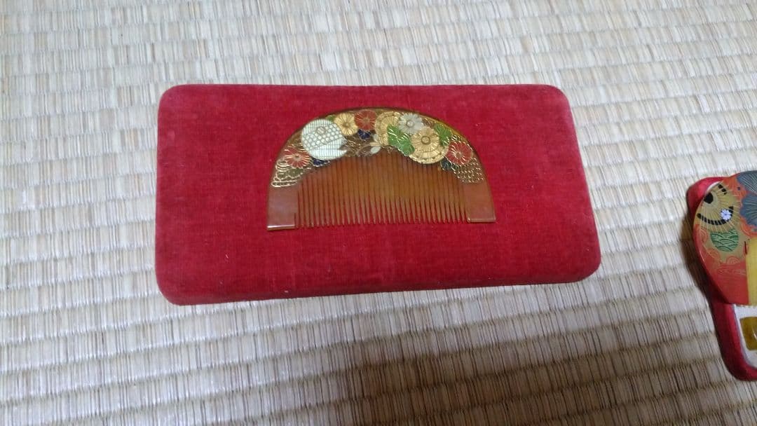 和風デザイン 漆器 かんざしセット