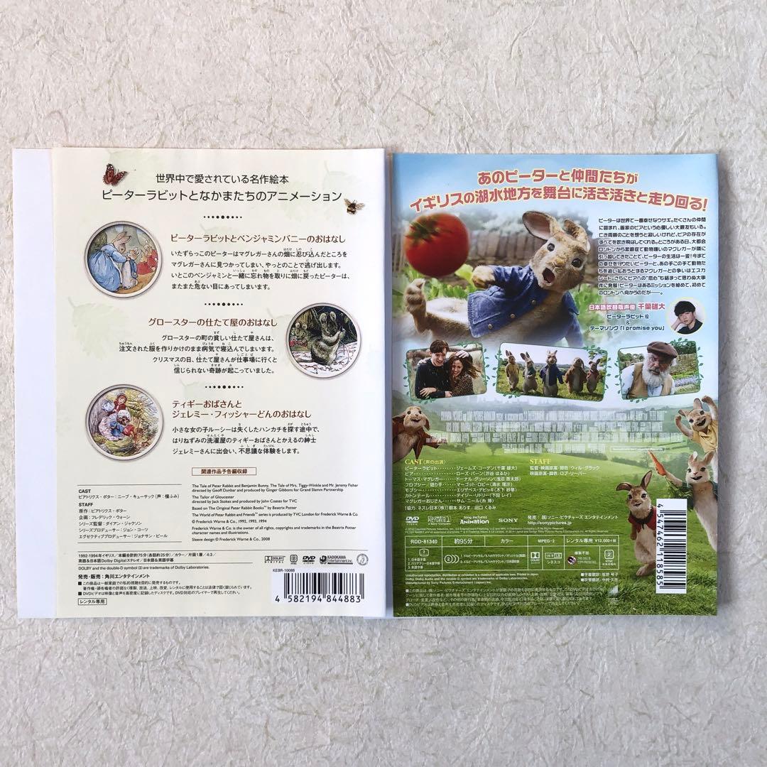 ピーターラビットとなかまたち + 実写 全５巻 DVDレンタル落ち